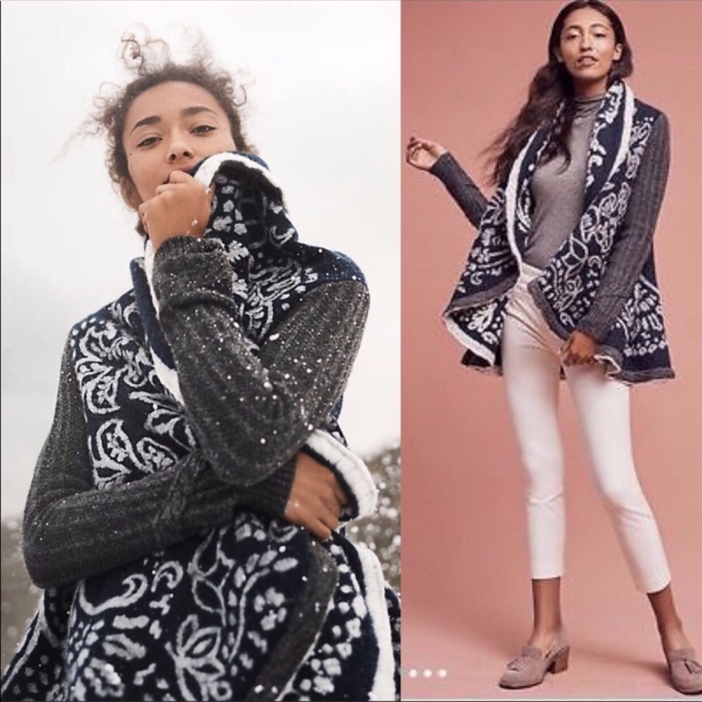 Anthropologie Sleeping on Snow Sweater